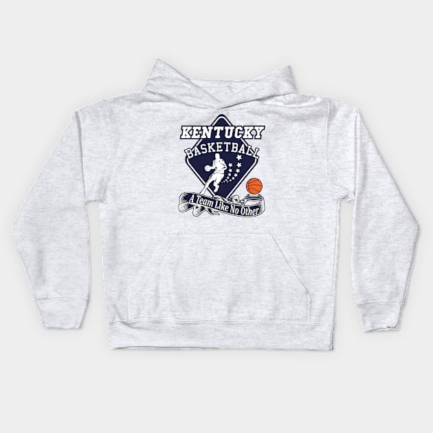 Kentucky Basketball | 2 Sided Kids Hoodie by VISUALUV